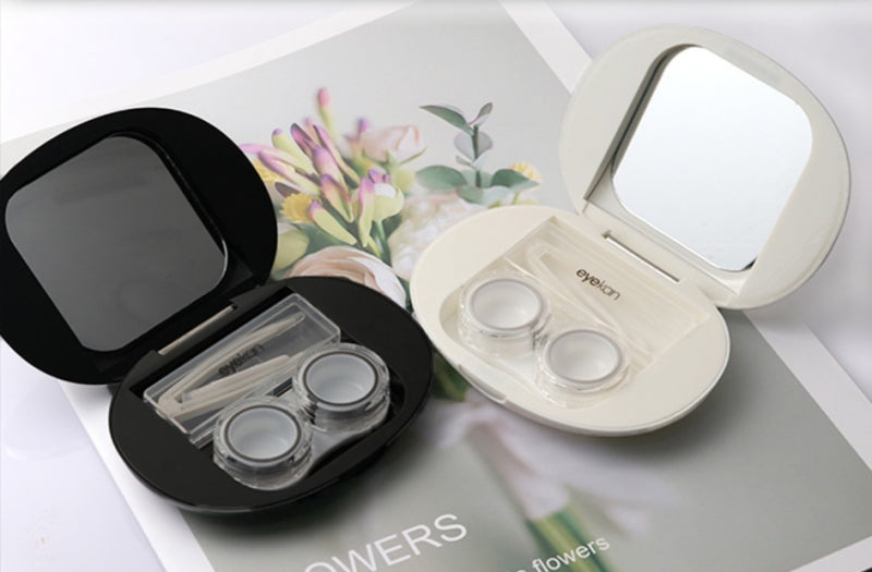 علبة تخزين العدسات اللاصقة