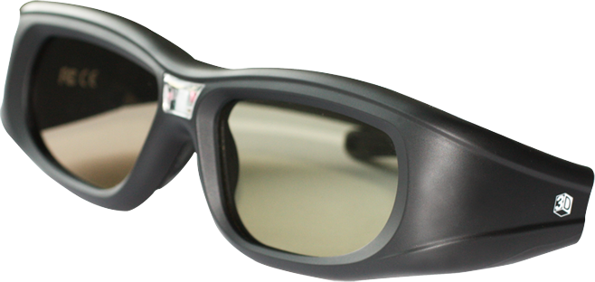 نظارة 3 دي للتلفزيون والبروجكتور