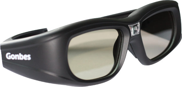 نظارة 3 دي للتلفزيون والبروجكتور