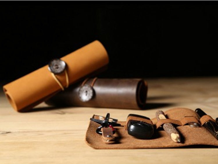 منظم متنوع من الجلد الطبيعي