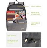 حقيبة ظهر مع شاحن بالطاقة الشمسية