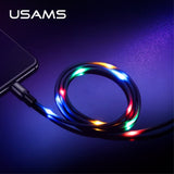 كابل شحن ونقل بيانات تايب سي - مضيء