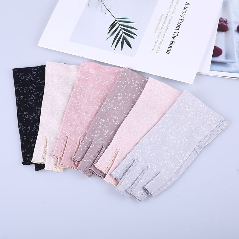 قفازات القيادة للحماية - بدون أصابع