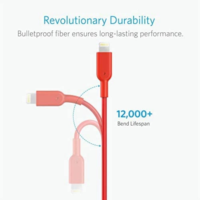 كيبل شاحن باورلاين من انكر - للايفون