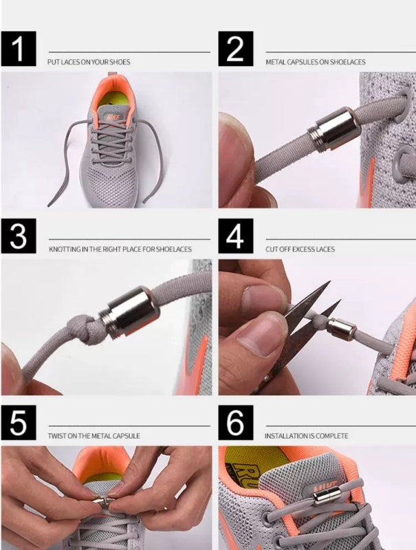 رباط حذاء بأطراف معدنية قابلة للربط