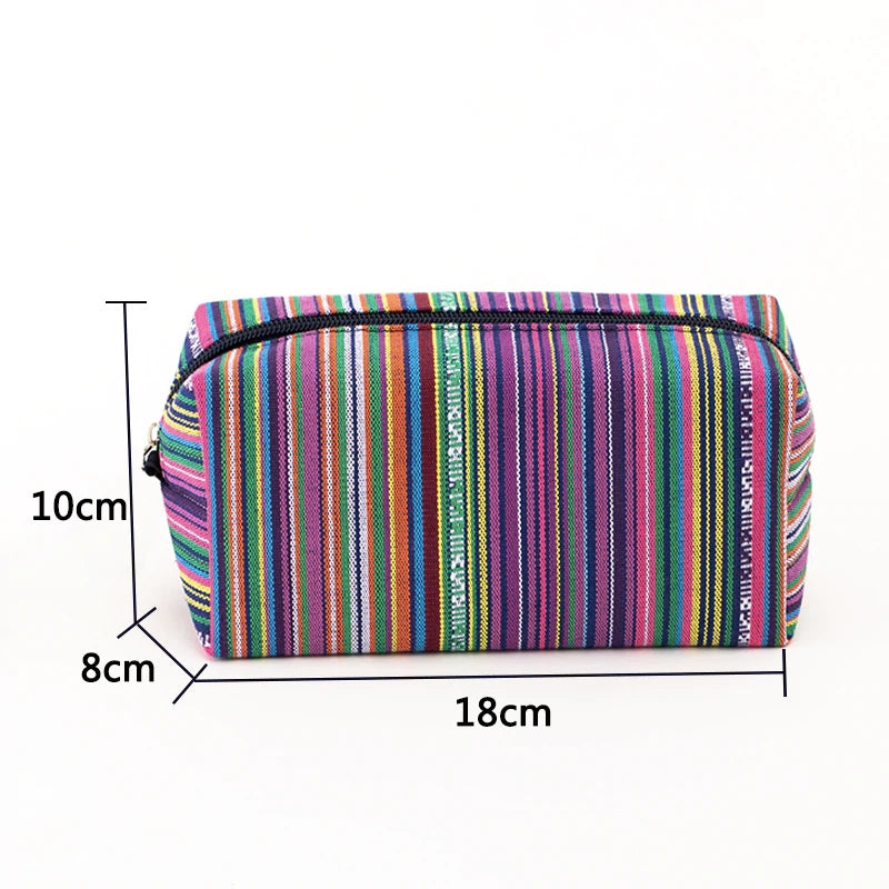 حقيبة مكياج بتصميم قديم - مربع