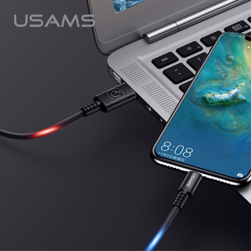 كابل شحن ونقل بيانات تايب سي - مضيء