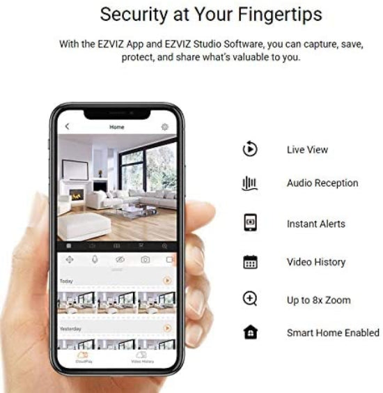 كاميرا مراقبة خارجية واي فاي من ايزفايز