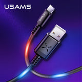 كابل شحن ونقل بيانات تايب سي - مضيء