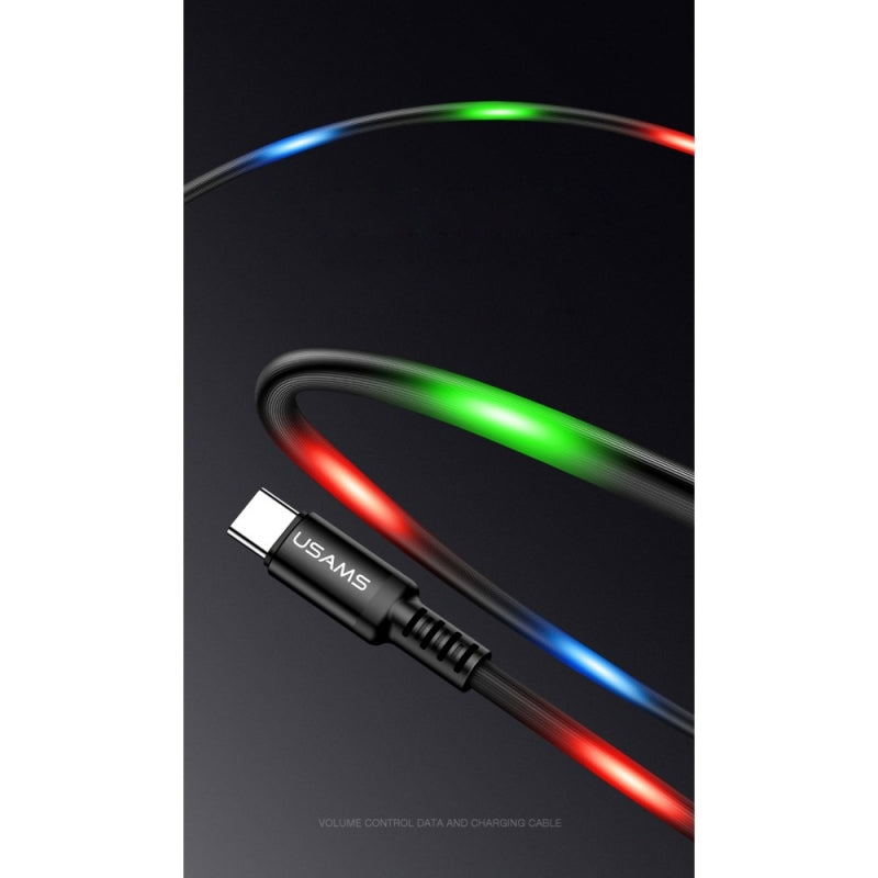 كابل شحن ونقل بيانات تايب سي - مضيء