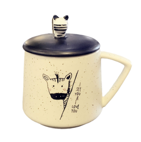 كوب سيراميك: زيبرا