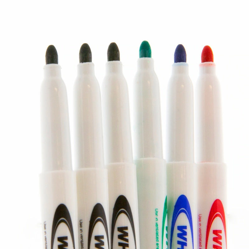 أقلام السبورة البيضاء - مجموعة من ٤ ألوان