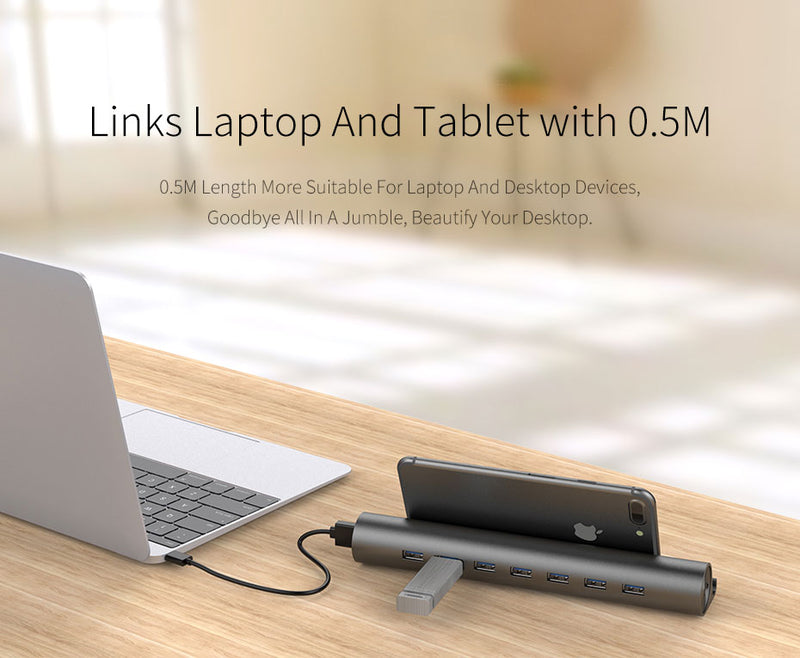 ستاند مع 7 مخارج يو اس بي سرعة عالية