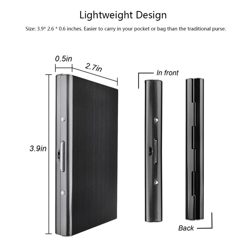 حافظة بطاقات معدنية