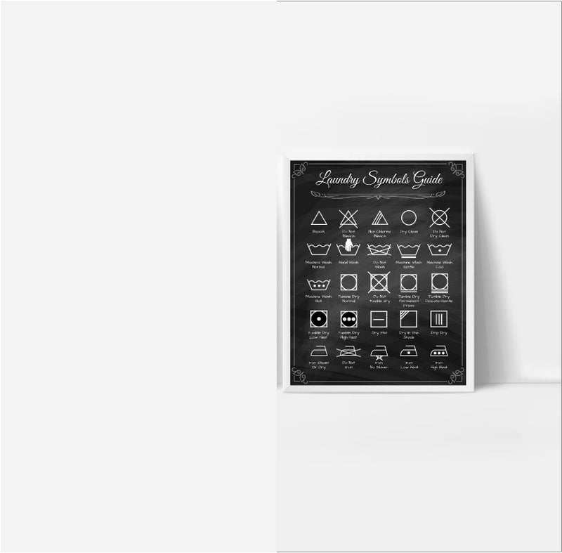 لوحة كانفاس لغرف الغسيل