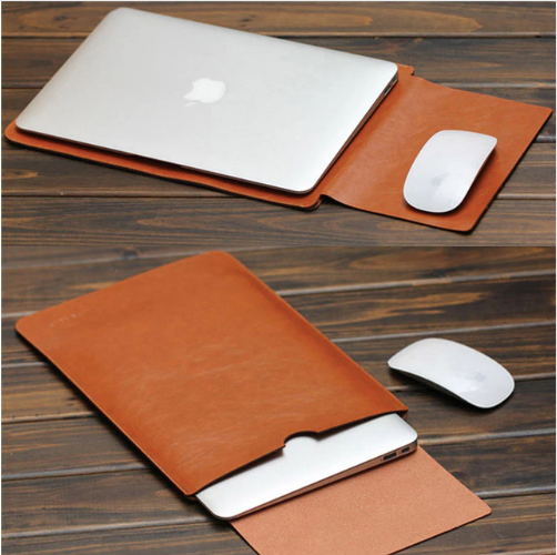 حقيبة ماك بوك من الجلد