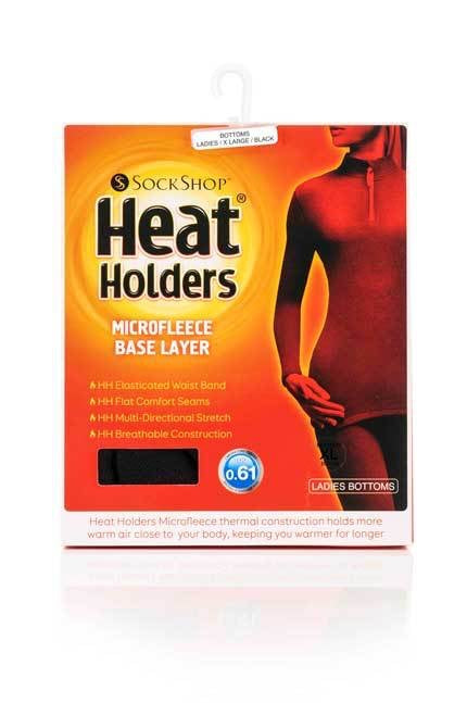 بنطلون حراري نسائي مايكرو فليس- أسود