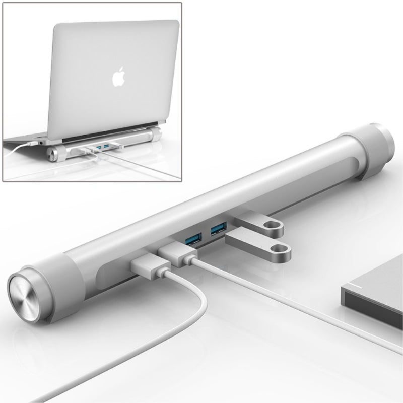 قاعدة كمبيوتر مع موزع يو اس بي