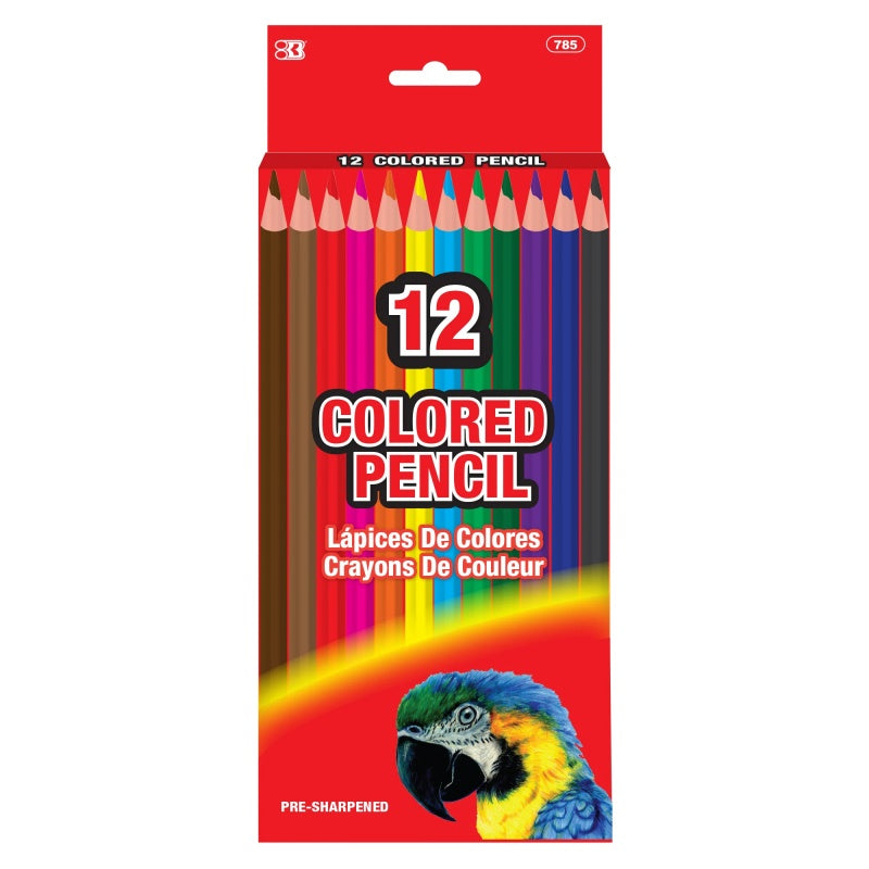 أقلام تلوين خشبية - ١٢ قلم