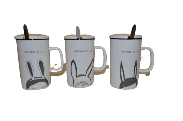 كوب سيراميك: الأرنب الكرتوني