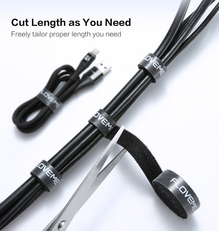 منظم اسلاك وكيابل قابل للقص