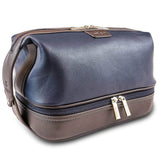 حقيبة جلدية رجالية باللون الأزرق من فيتالي