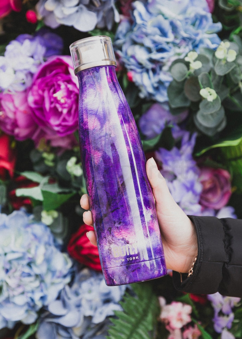 قارورة ماء معزولة/رخام بنفسجي من بيلت