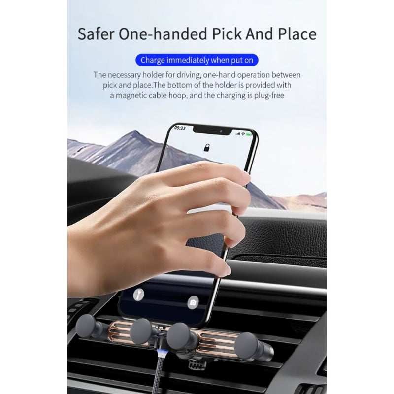 قاعدة جوال للسيارة ضد الجاذبية - فتحة التكييف