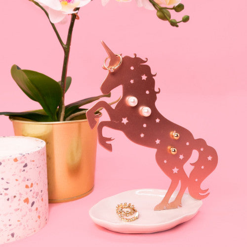 ستاند معدني للمجوهرات والاكسسوارات - يونيكورن