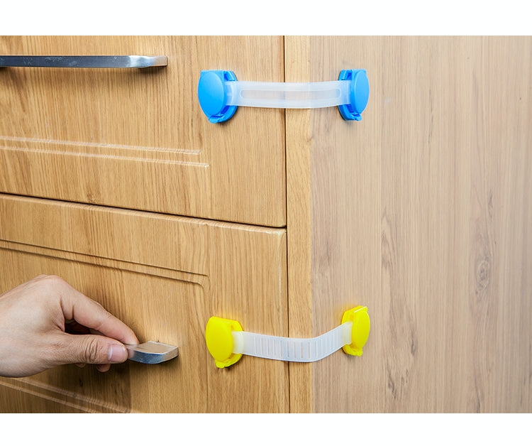 قفل أمان بلاستيكي للأثاث