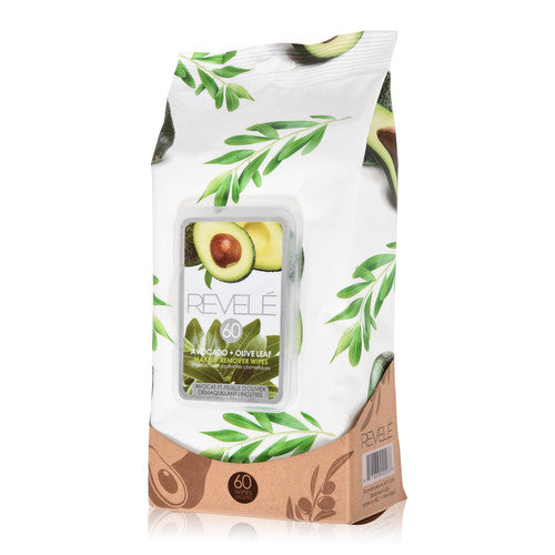مناديل مسح المكياج: بالأفوكادو وأوراق الزيتون