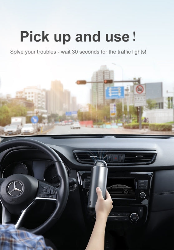 مكنسة يدوية متنقلة