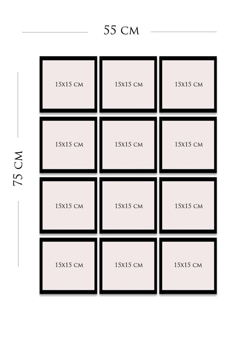 مجموعة لوحات مطبوعة - ١٢ قطعة