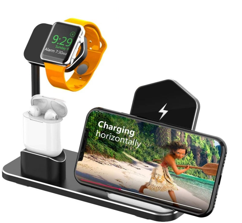 شاحن لاسلكي سريع ٣ في ١