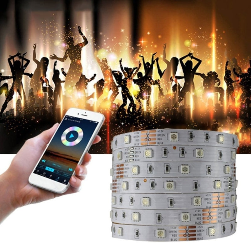 شريط إضاءة لاصق ذكي مع ريموت