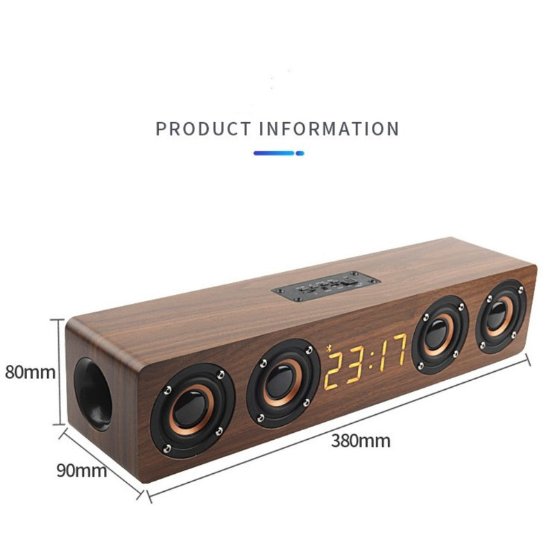 سماعة خشبية مع منبه