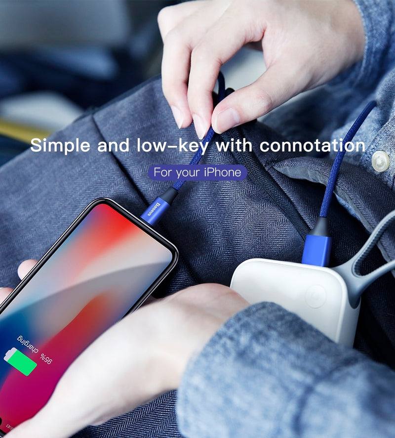 كيبل شحن من باسيوس للايفون