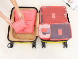 طقم تنظيم حقائب السفر - ٦ قطع