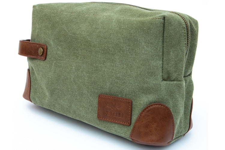 حقيبة كانفاس رجالية باللون الأخضر من فيتالي