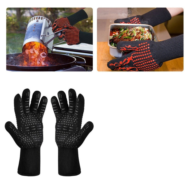 قفاز مقاوم للحرارة - أسود