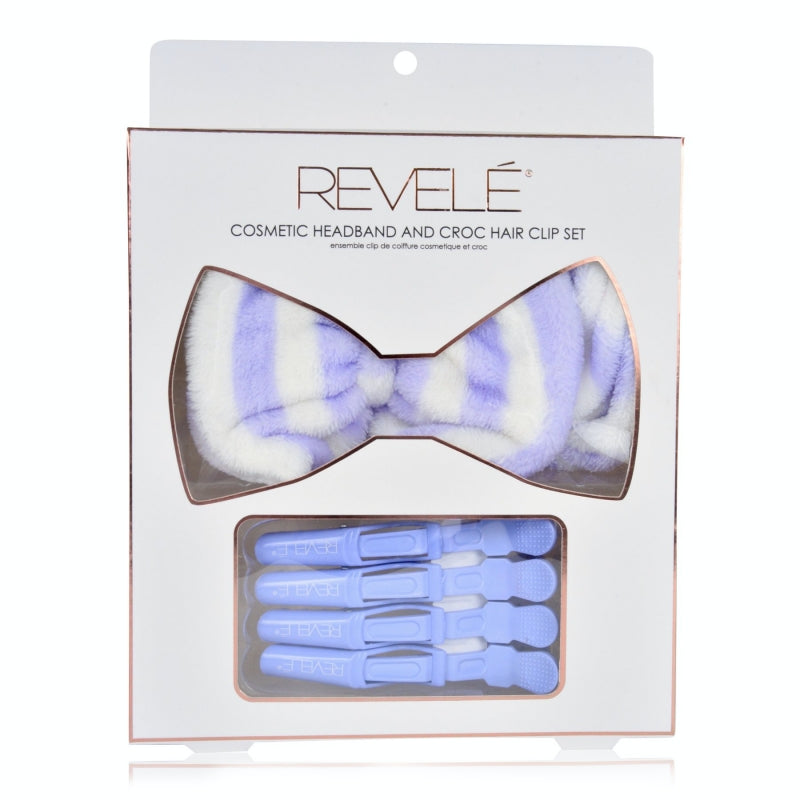 ربطة رأس مع مسكات شعر