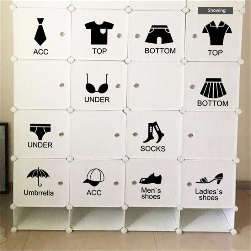 ستيكرات تعريفية لغرف الغسيل