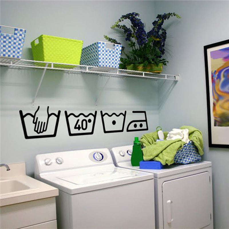 ستيكرات تشغيلية لغرف الغسيل