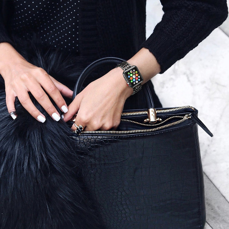 سوار لـ ساعة ابل ستانليس ستيل