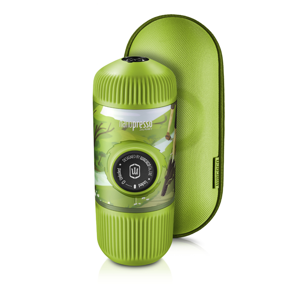 أداة تحضير القهوة : نانو بريسو -فصل الربيع مع حقيبة