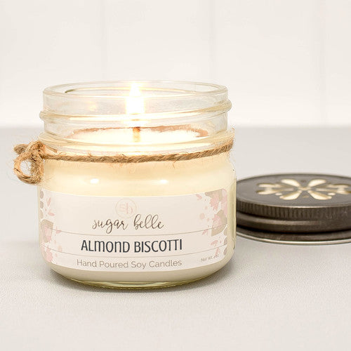 شمعة اللوز البسكوتي