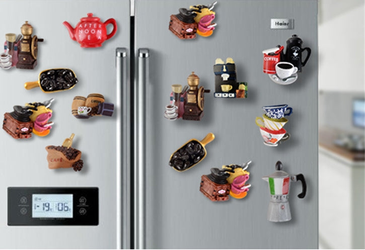 مغناطيس للثلاجات بأشكال القهوة