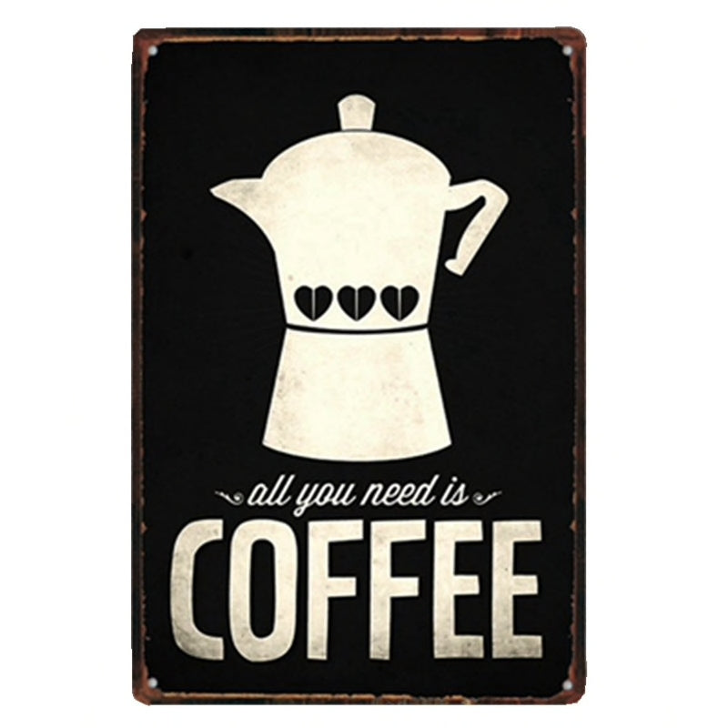 لوحة لركن القهوة