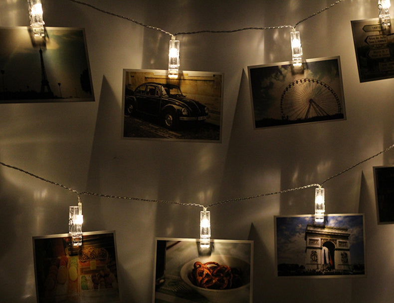 تعليقة صور مضيئة