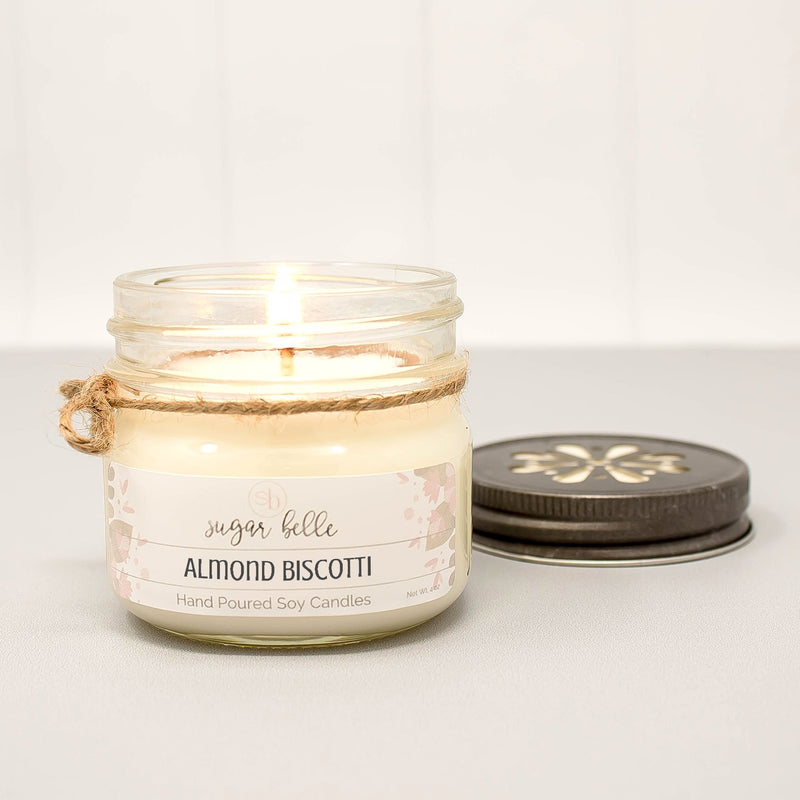 شمعة اللوز البسكوتي